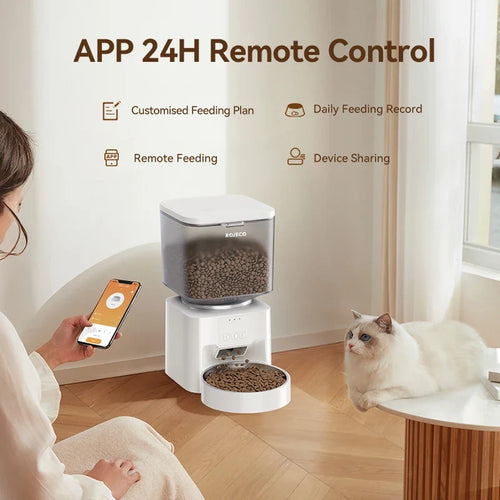 4.5L Smart WiFi Automatic Pet Feeder with APP Remote Control