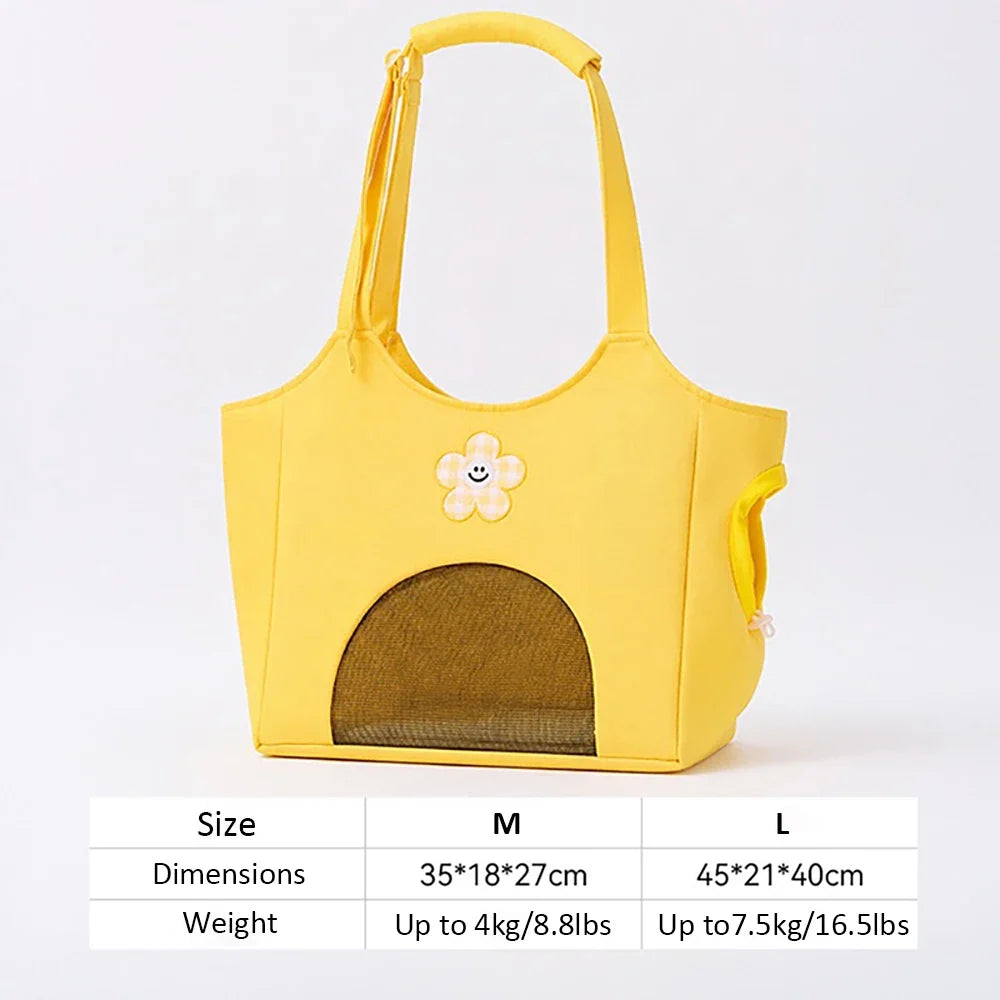 Canvas Pet Carrier Bag for Small Dogs & Cats — Up to 7.5kg