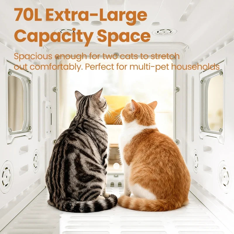 70L Smart Pet Dryer Box with 360° Drying & Auto Temperature Control