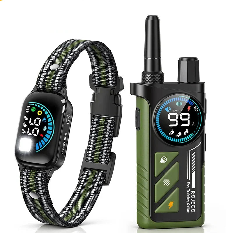 1000m Remote Dog Training Collar with Vibration & Bark Control