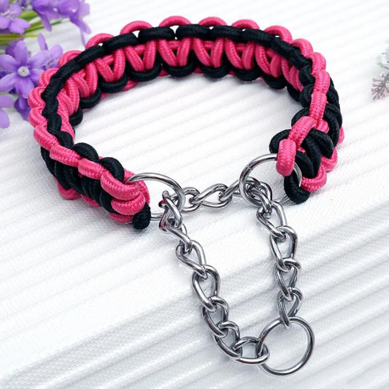 Durable Nylon Dog Collar for Medium to Large Dogs