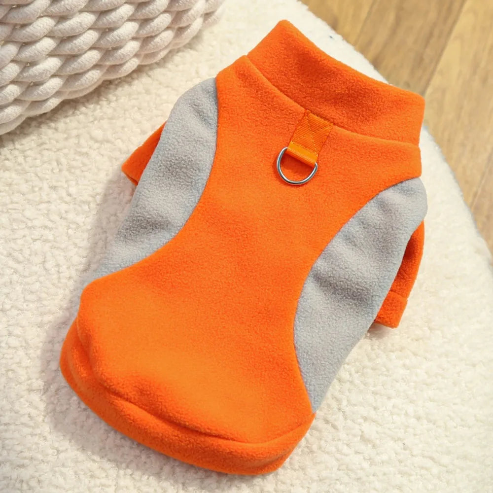 Soft Fleece Dog Hoodie & Warm Winter Coat