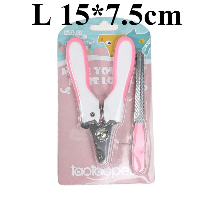 Pet Nail Clippers - Stainless Steel Grooming Tool for Dogs and Cats