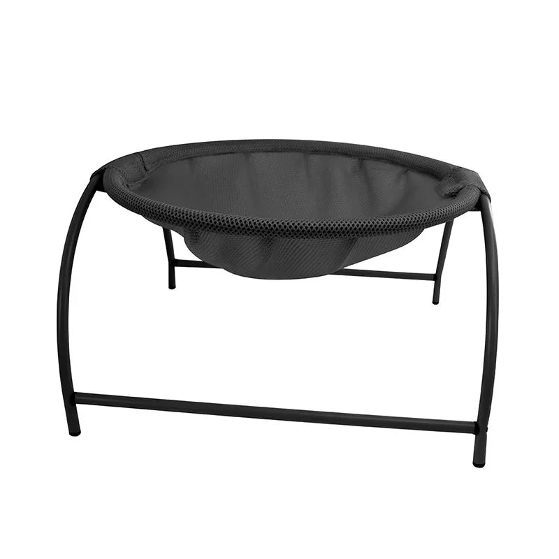 Elevated Pet Hammock Bed - Free-Standing Metal Frame with Breathable Fabric