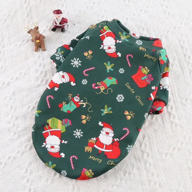 Christmas Pet Sweater, Hoodie & Scarf — Festive Warm Clothes for Dogs & Cats