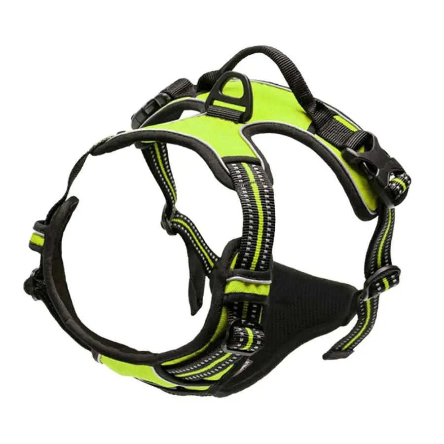 No-Pull Dog Harness with Front Clip & Handle | Heavy Duty Reflective Vest for Easy Walking