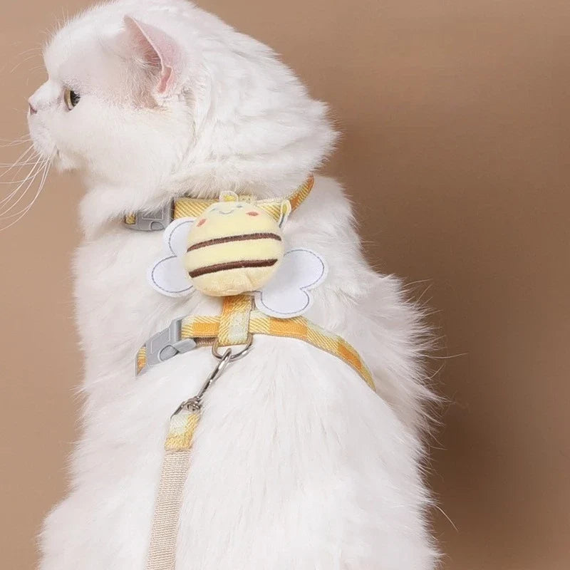 Escape-Proof Soft Mesh Cat Harness & Leash Set | Adjustable Padded Vest for Kittens, Small, Medium & Large Cats