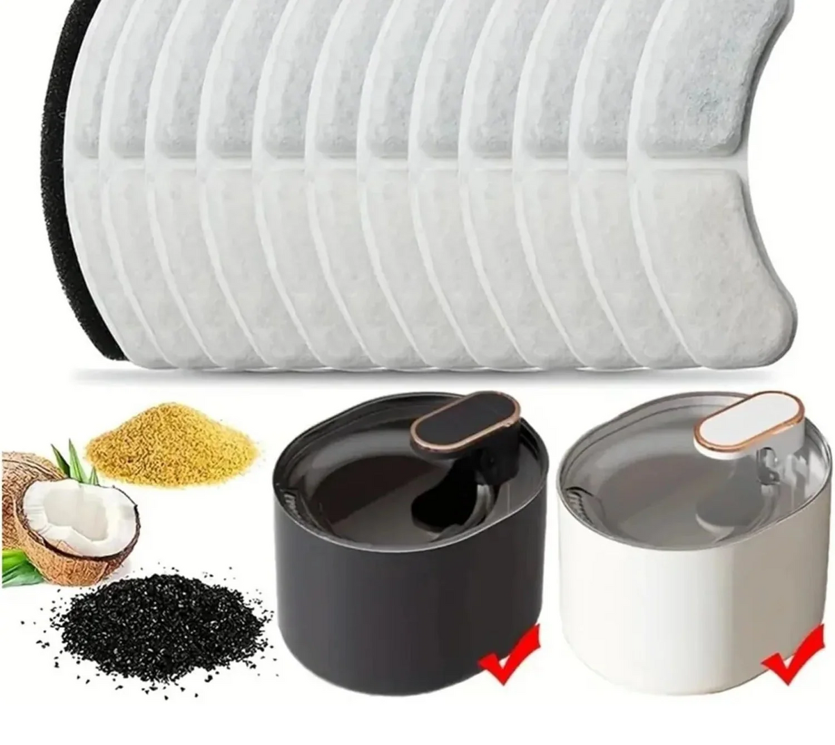 Pet Water Fountain Replacement Filters