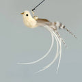 Interactive Bird Feather Wand Cat Toy with Bell - Teaser Stick for Kittens