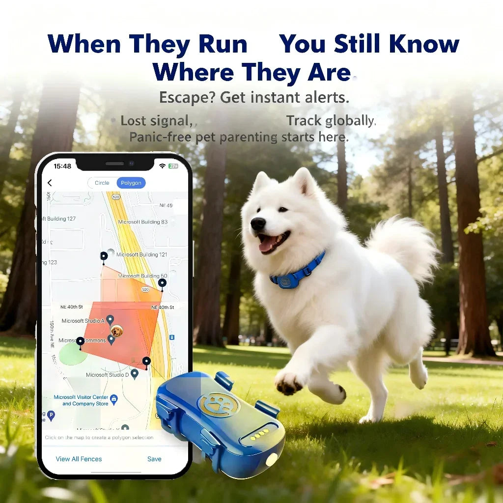 GPS Pet Tracker for Dogs & Cats