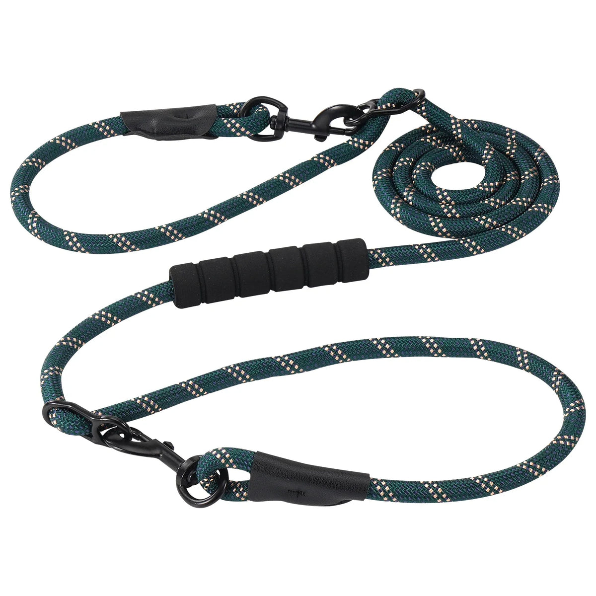 Heavy Duty Multi-Function Dog Lead with Padded Handle – 7.5ft Hands-Free