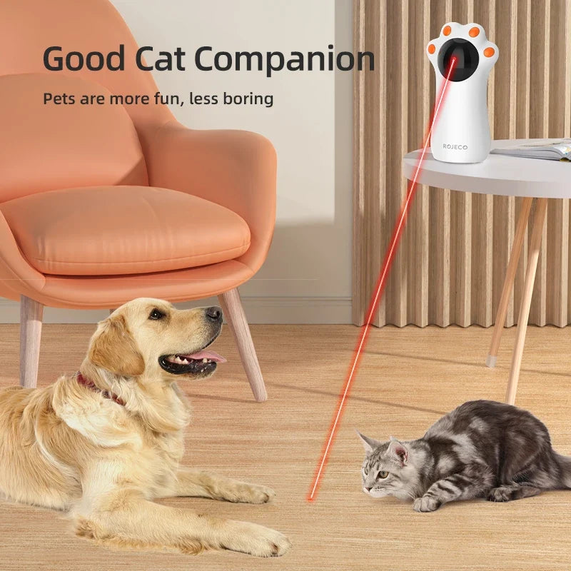 Automatic Interactive Cat Laser Toy - Motion Activated LED Pet Entertainment System