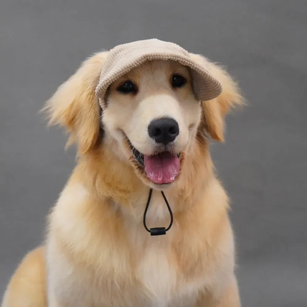 Pet Baseball Cap with Ear Holes | Adjustable Summer Sport Hat for Dogs & Cats