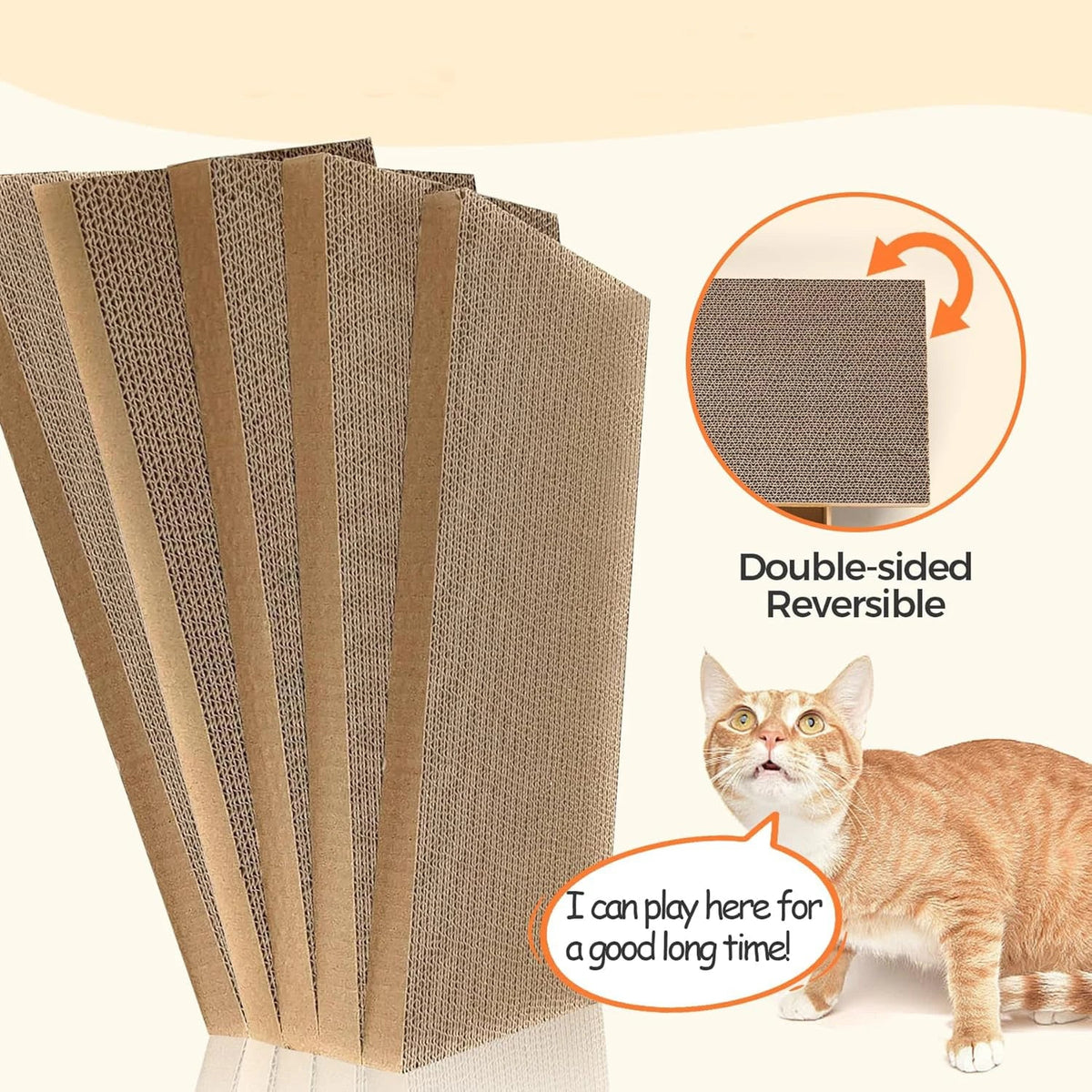 Cardboard Cat Scratching Pad & Bed Combo