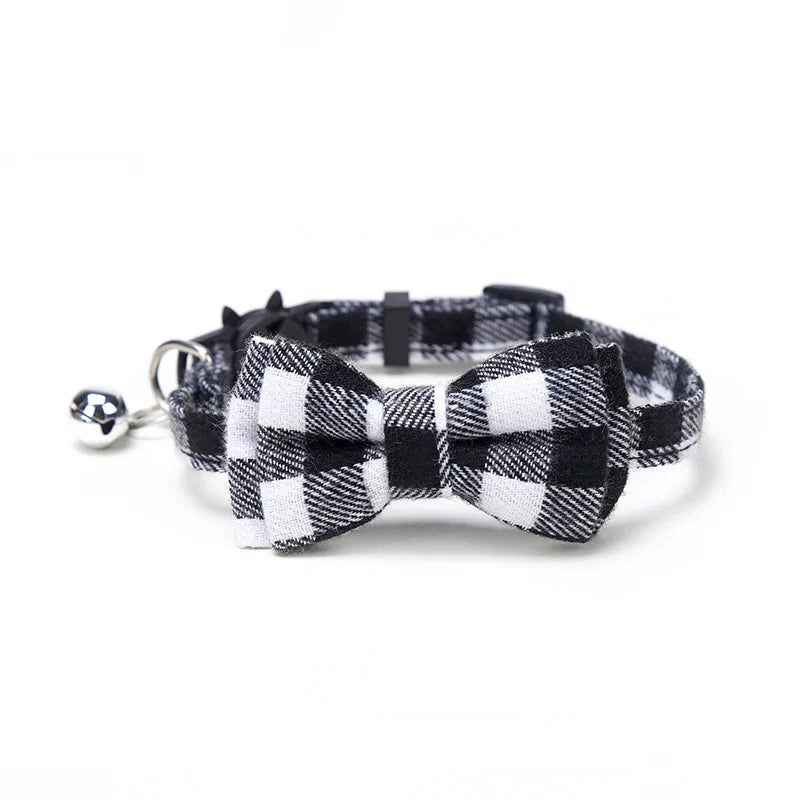 Breakaway Cat Collar with Bow Tie and Bell