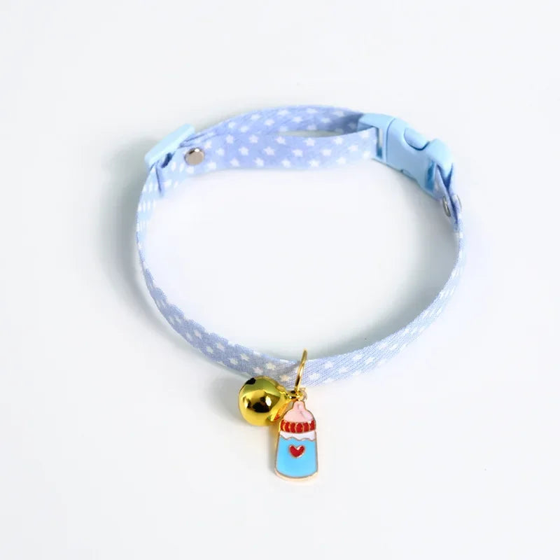Fruity Avocado Pendant Collar with Bell for Small Dogs and Cats