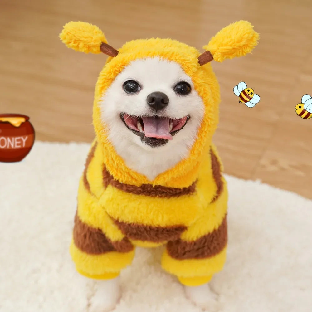 Bee Cosplay Hoodie & Warm Jacket for Small & Medium Dogs