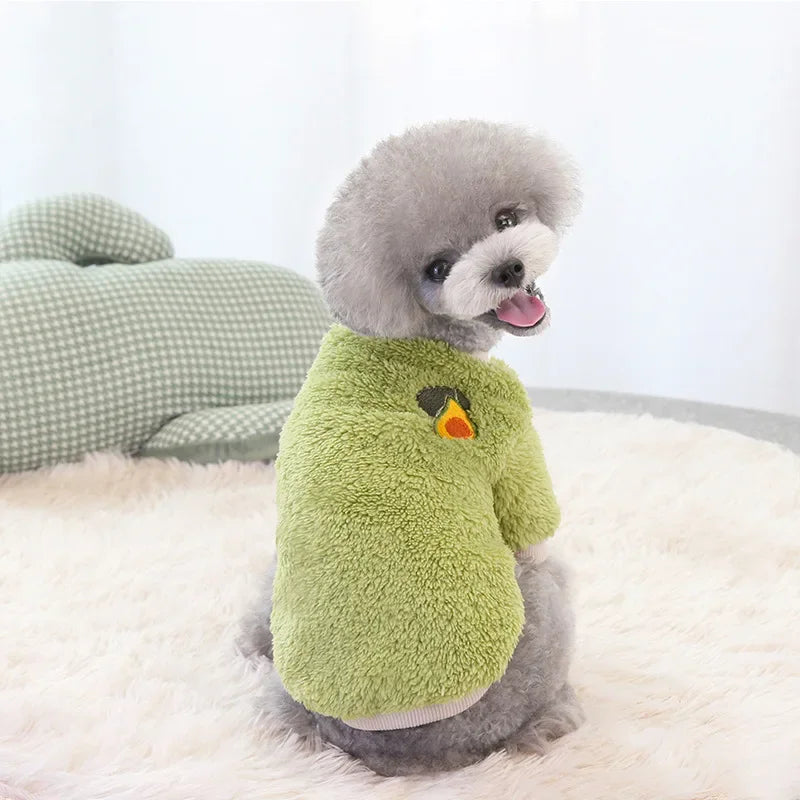 Plush Warm Vest Sweater for Small & Medium Dogs & Cats