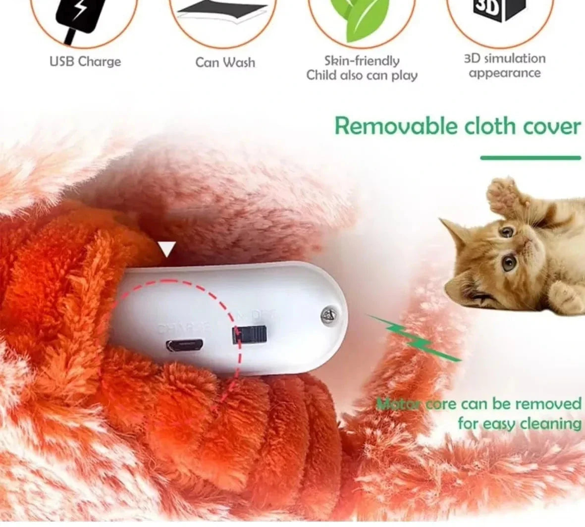 Interactive Electric Jumping Cat Toy with Catnip