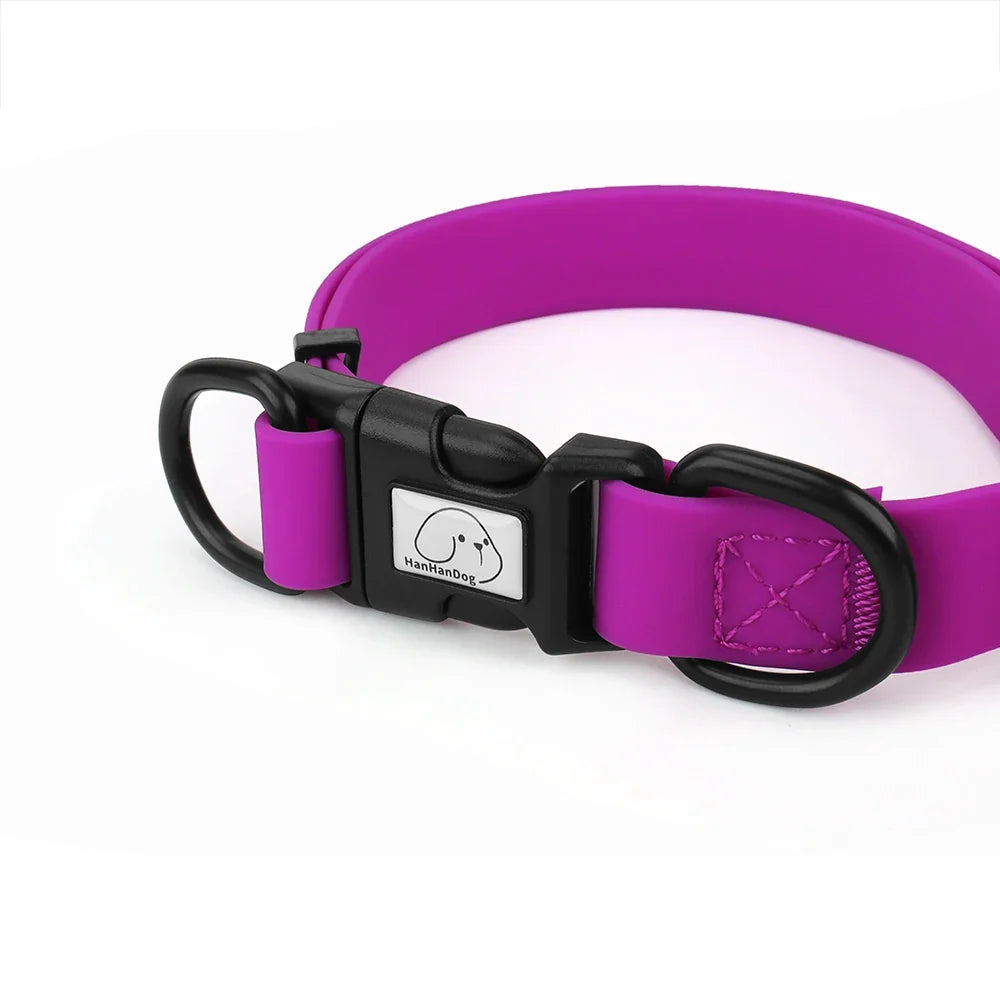 Waterproof Adjustable Pet Collar for Dogs & Cats