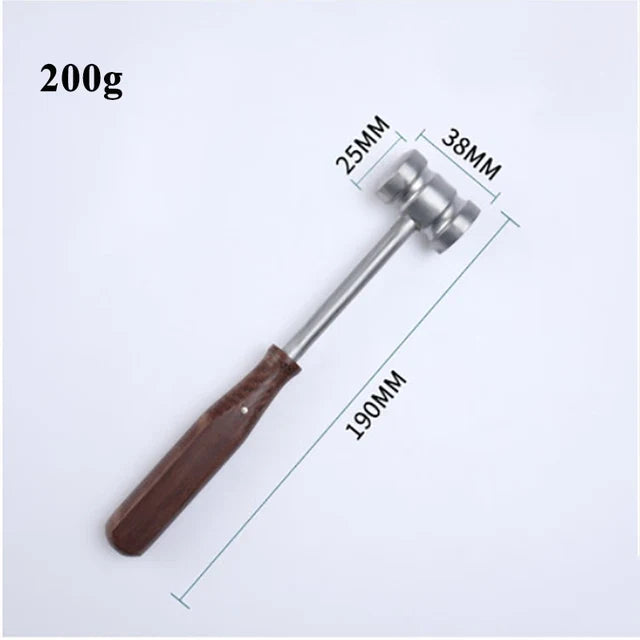 Double-Headed Veterinary Bone Hammer - Stainless Steel Professional Tool