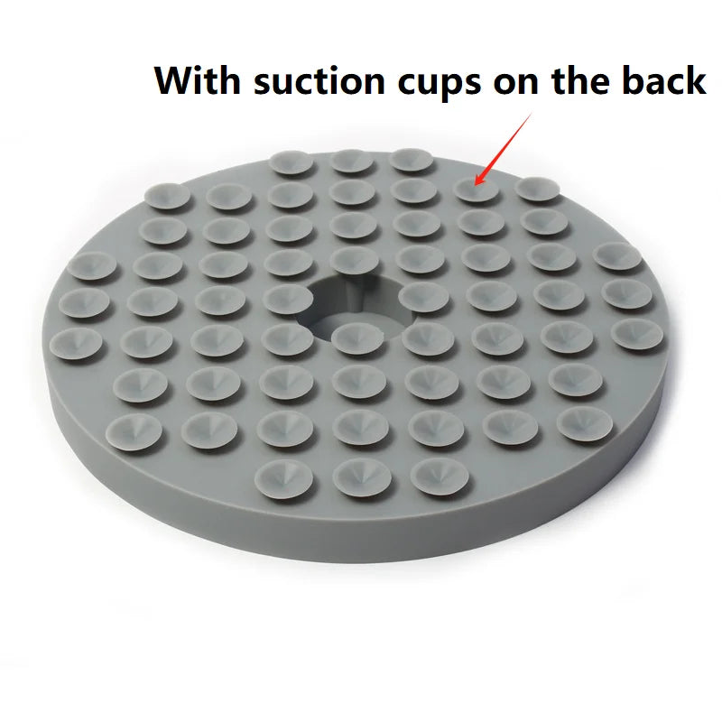Silicone Lick Mat & Slow Feeder for Dogs & Cats — Suction Cup Base for Mess-Free Feeding