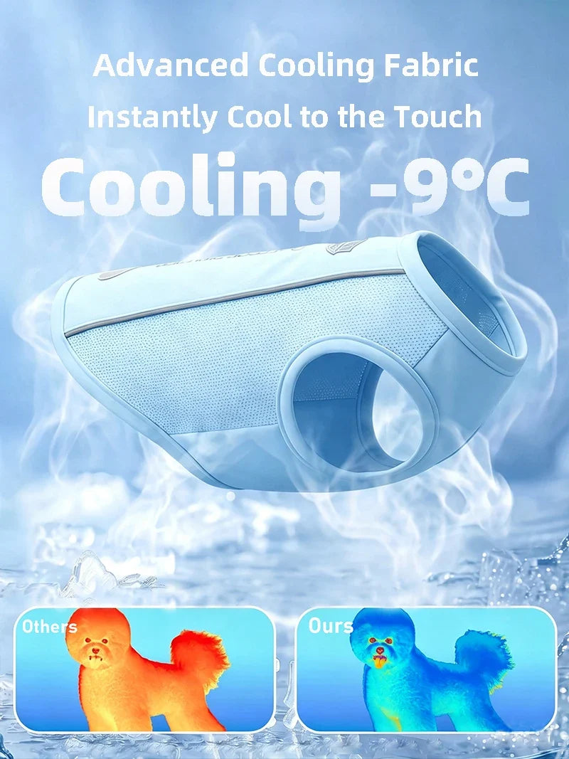 Summer Cooling Vest & Cap Set for Dogs & Cats
