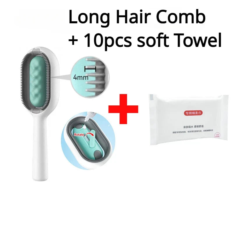 Double-Sided Pet Hair Removal Brush