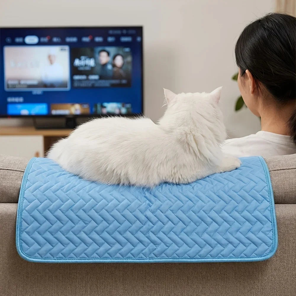 Breathable Cooling Mat for Dogs & Cats — Washable Summer Ice Pad in 4 Sizes, Single or Twin Pack
