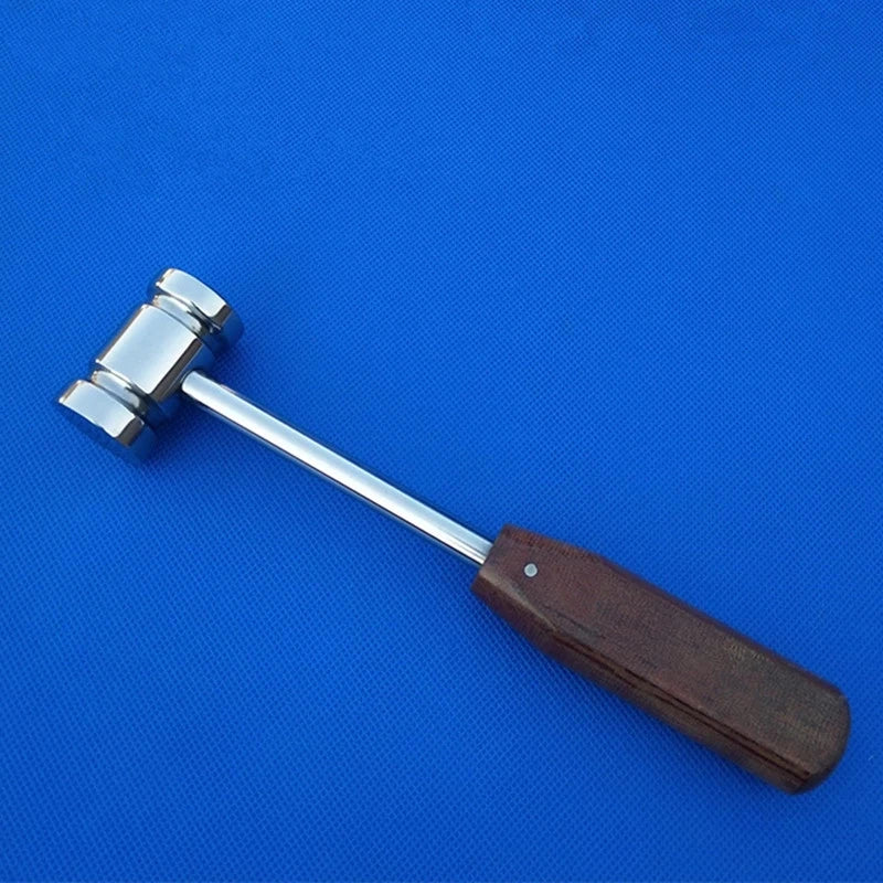 Double-Headed Veterinary Bone Hammer - Stainless Steel Professional Tool