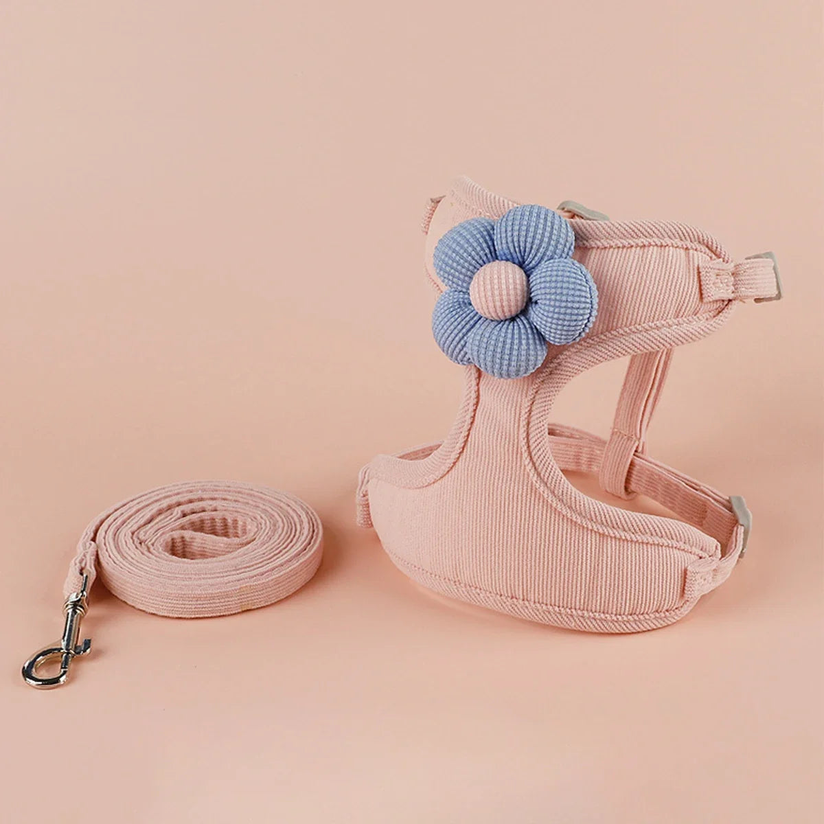 Breathable Adjustable Harness & Leash Set for Cats and Small Dogs