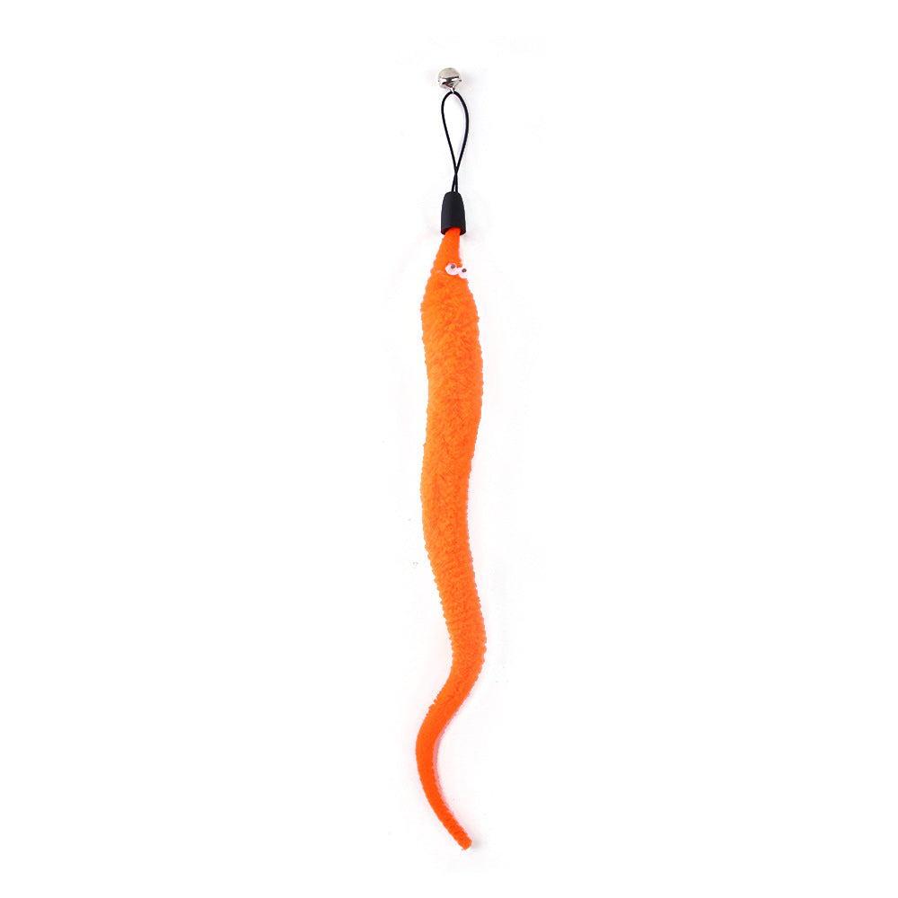 Interactive Cat Wand Toy - Feather and Bell Teaser Stick for Kittens