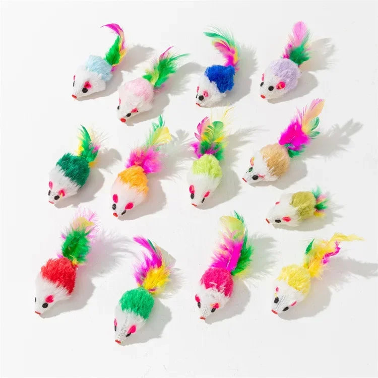 Plush Catnip Mouse Toy for Cats
