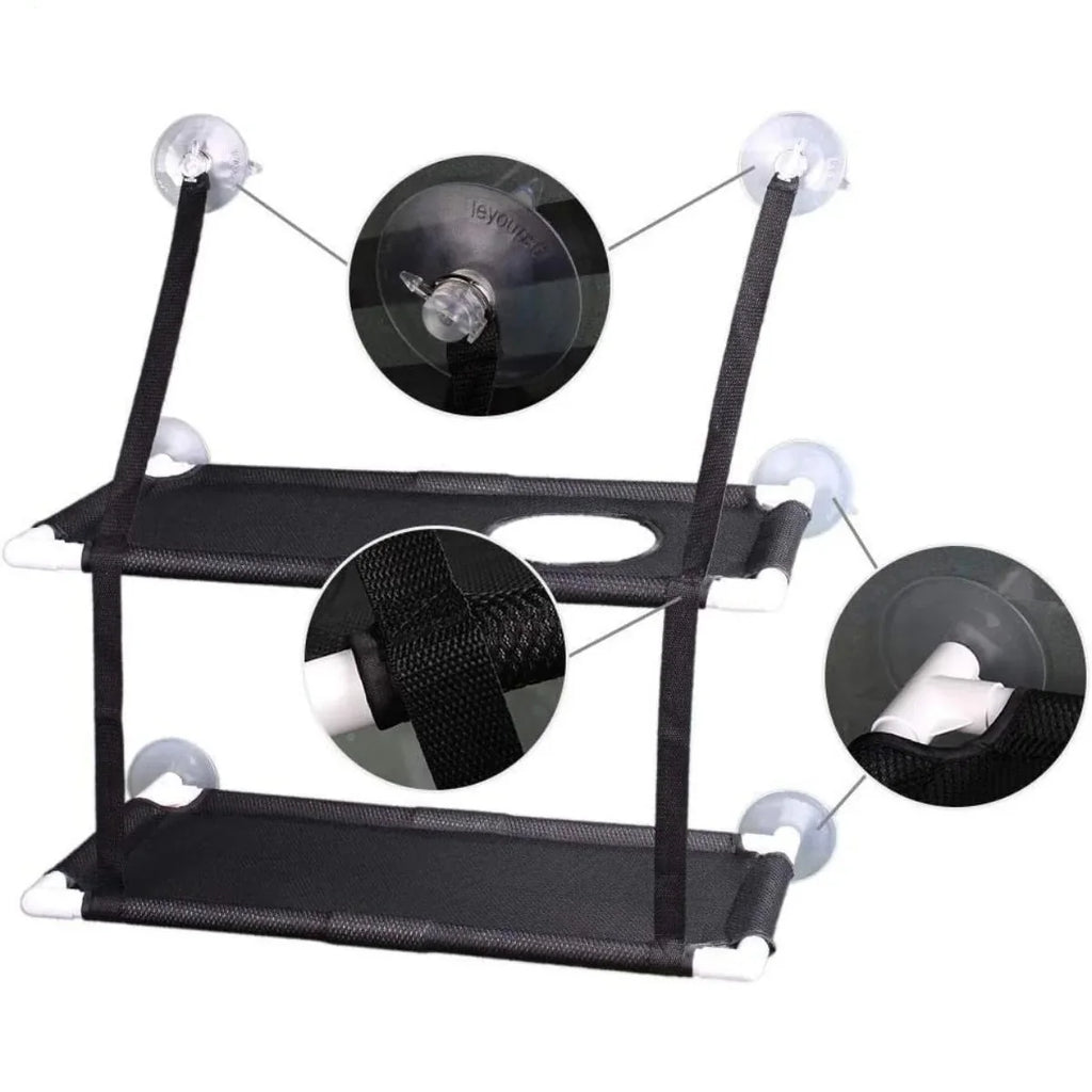 Cat Window Perch & Hammock with Strong Suction Cups