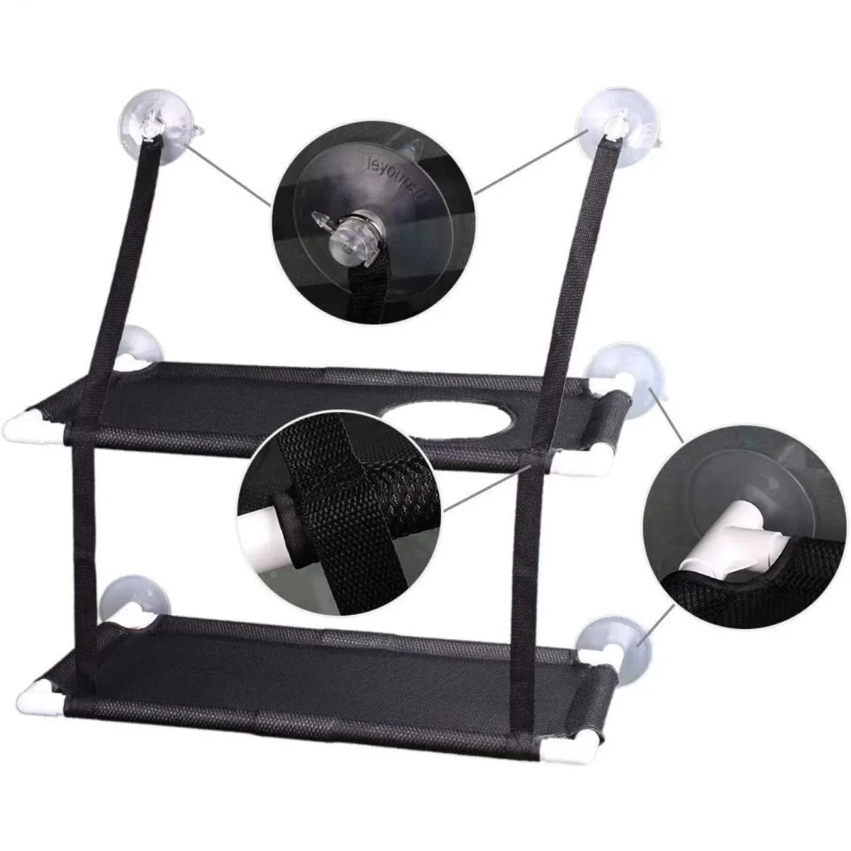 Cat Window Perch & Hammock with Strong Suction Cups
