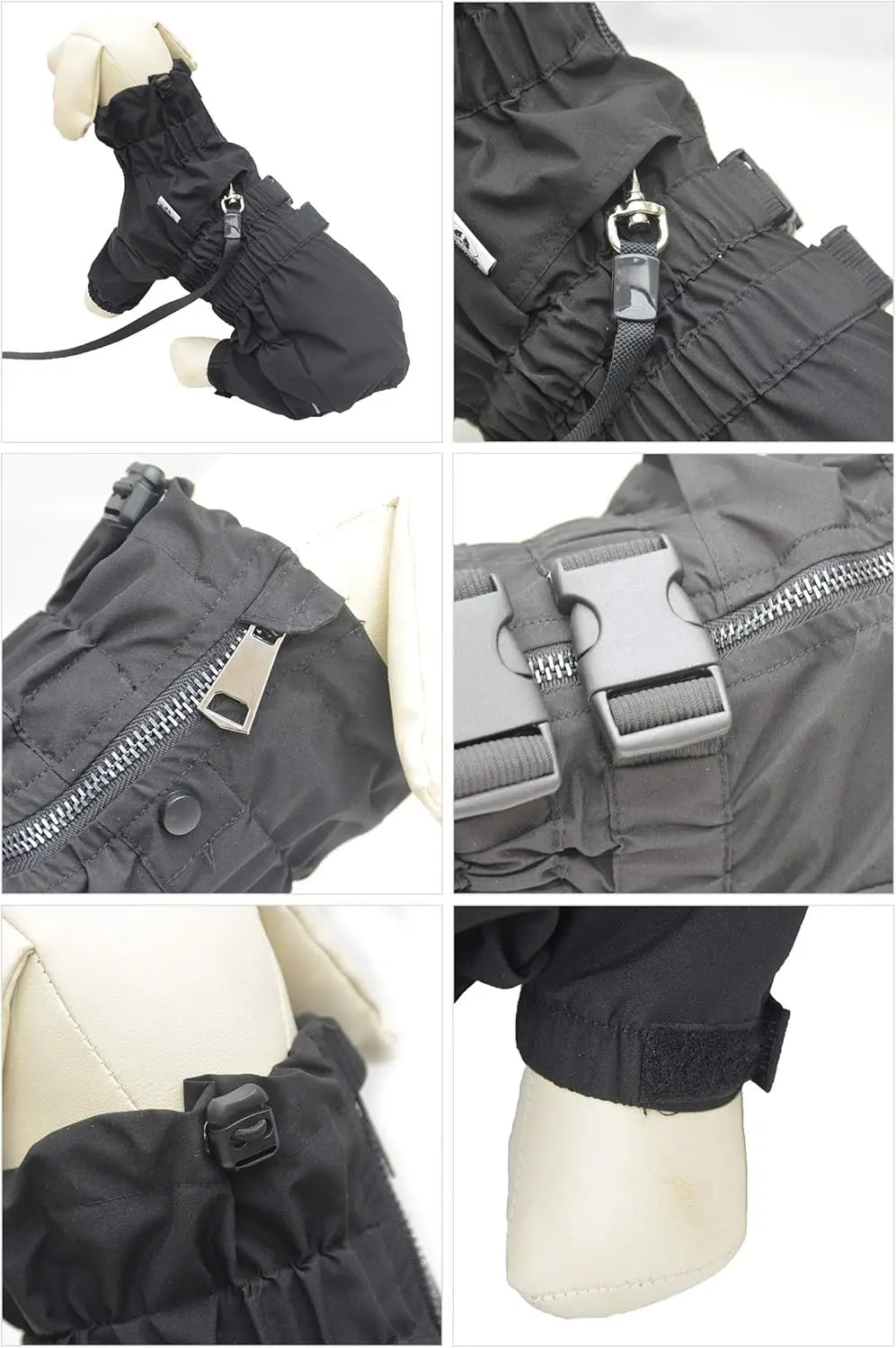 Waterproof Dog Raincoat - Lightweight Reflective Safety Vest for All Dog Sizes