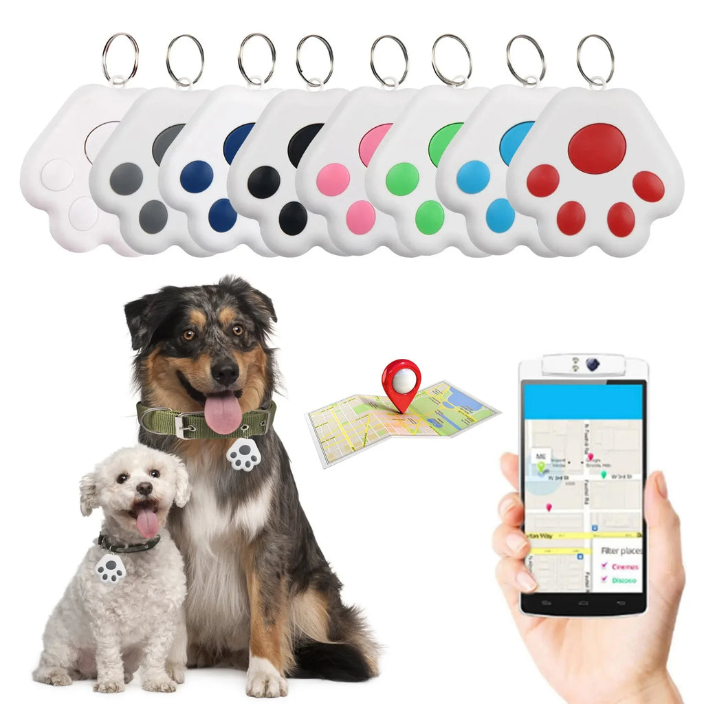 Bluetooth 5.0 Mini Anti-Lost Tracker Tag for Pets, Kids, Keys & Bags