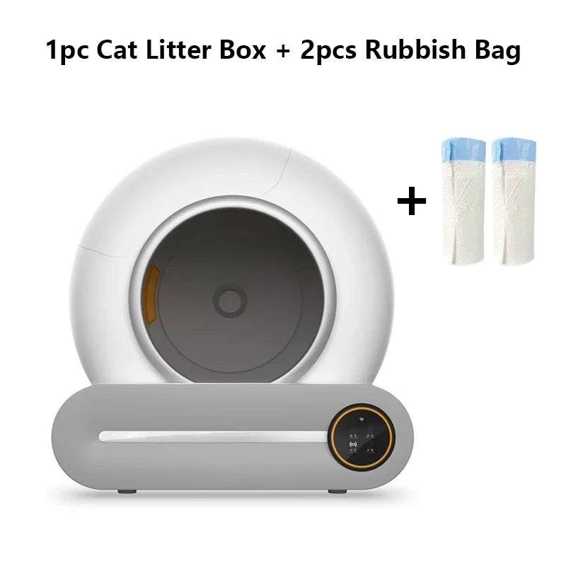 65L Self-Cleaning Automatic Cat Litter Box — App Control, Ionic Deodoriser, Fully Enclosed