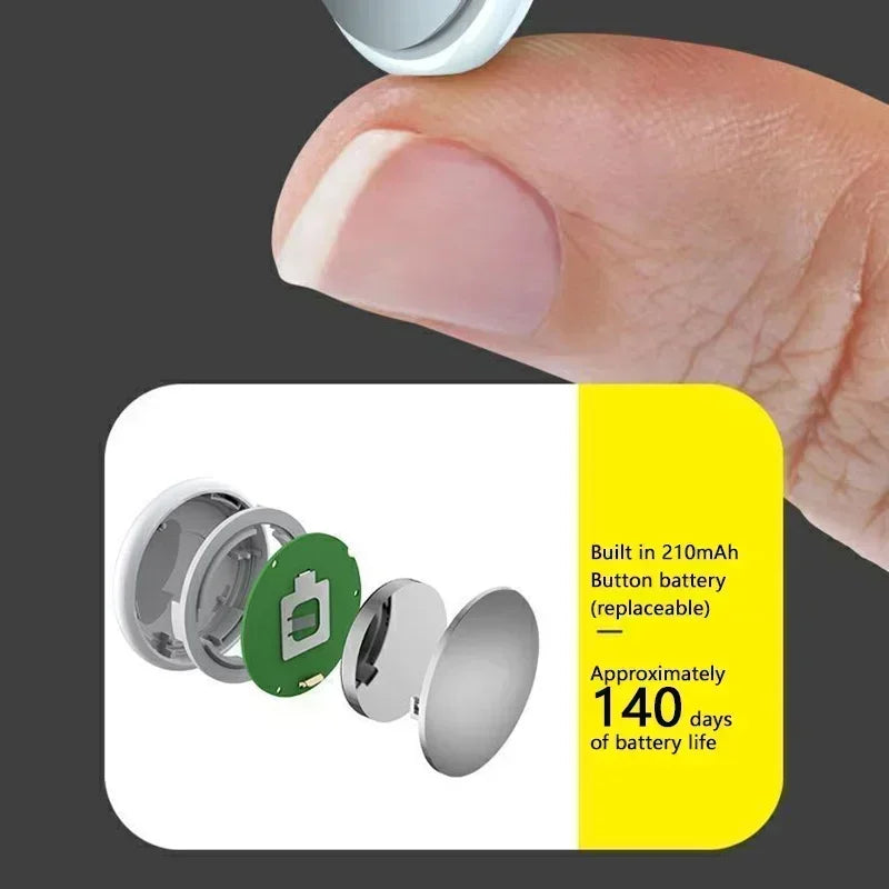 Bluetooth 5.0 Smart Finder Tag with Protective Case & Keychain — 5 Colours