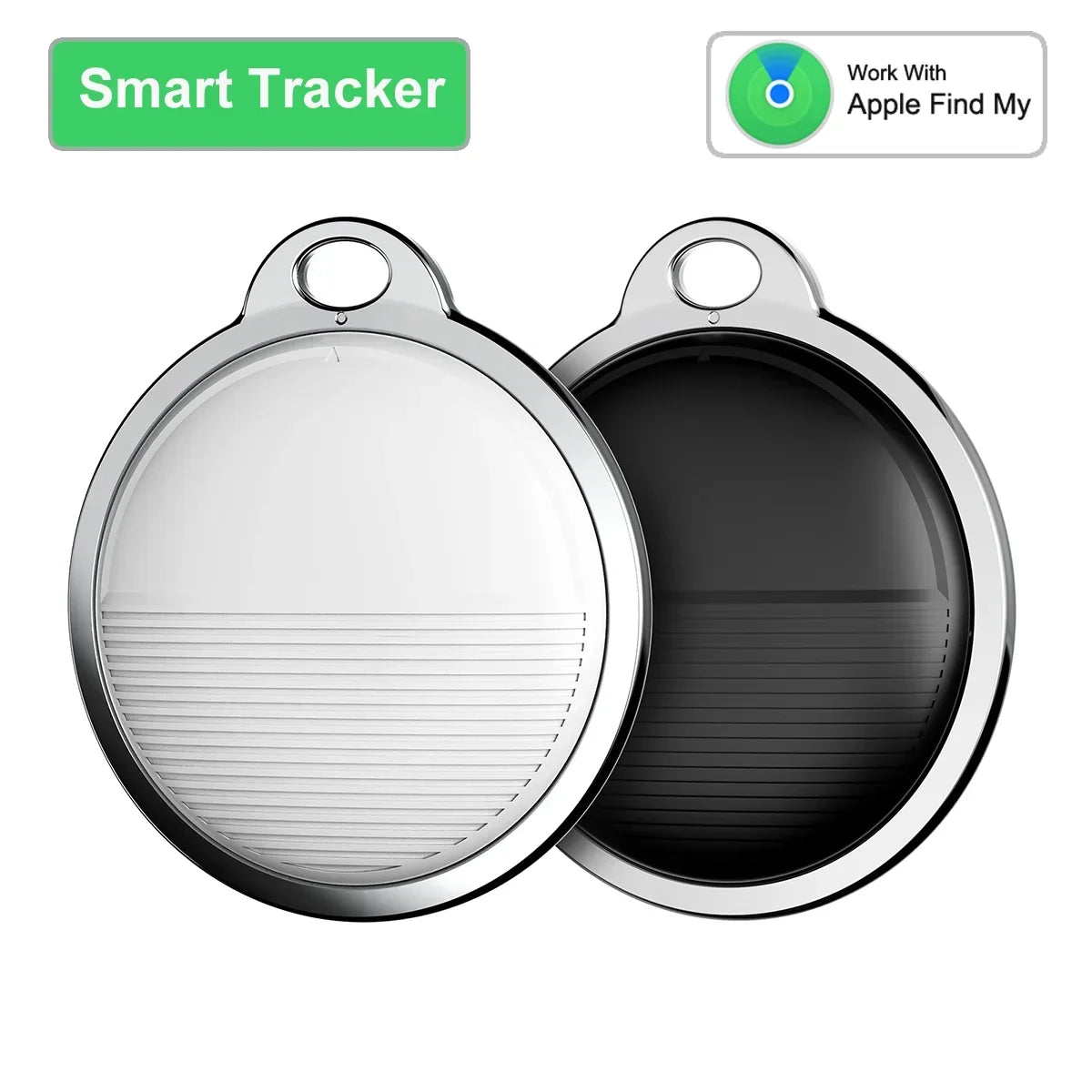 Apple Find My Tracker Tag — Waterproof, 1-Year Battery, Multi-Pack Options