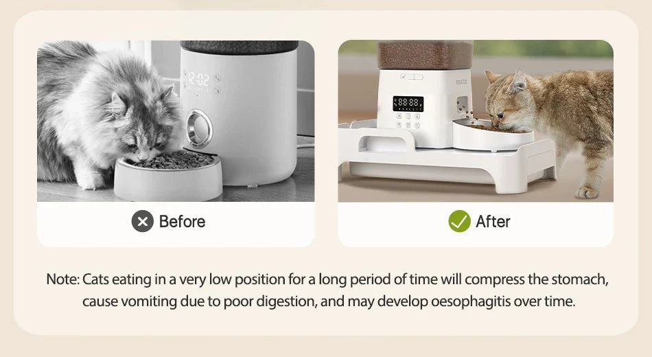 Adjustable Elevated Pet Feeder Bracket — Single & Double Bowl for Cats & Dogs