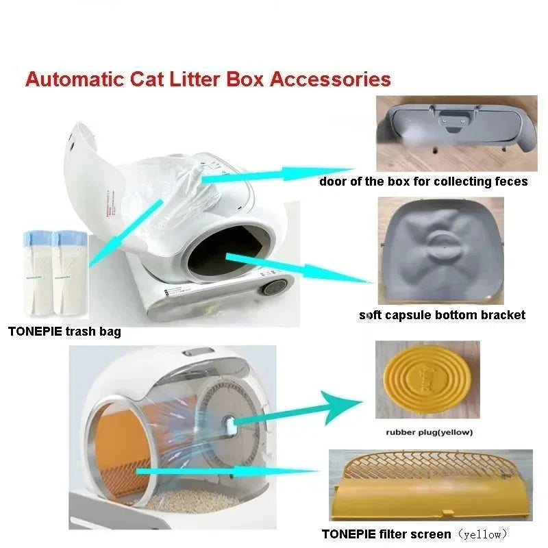 Silicone Pad for Automatic Cat Litter Box — Compatible Accessory for Capsule & Ventilated Litter Trays