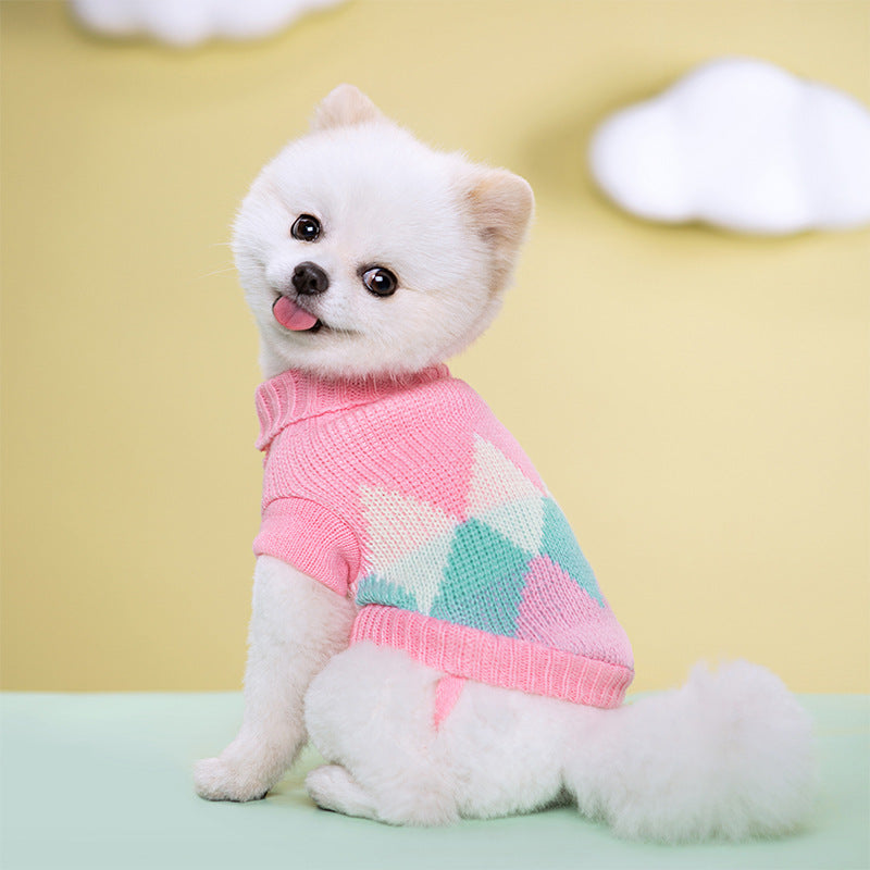 Soft Turtleneck Pet Sweater