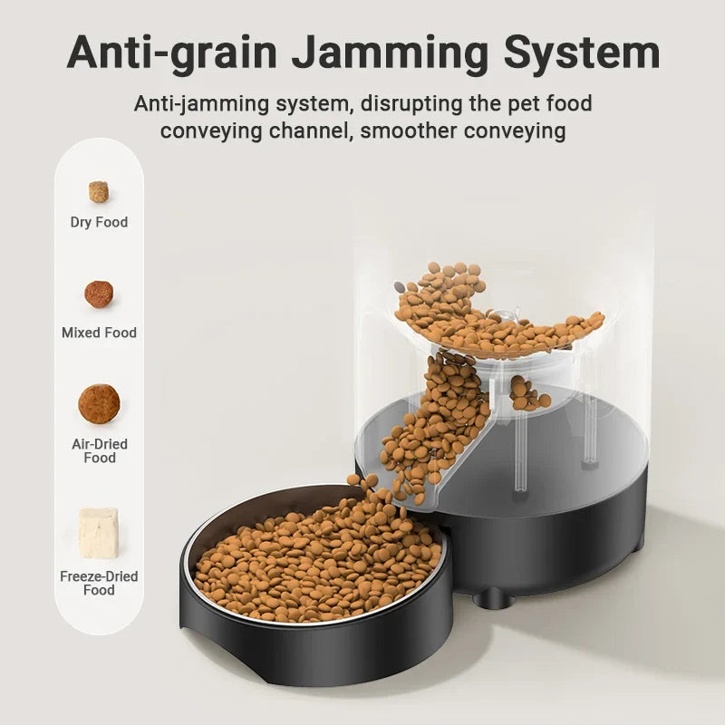 2L Automatic Pet Feeder & Kibble Dispenser — Button Version