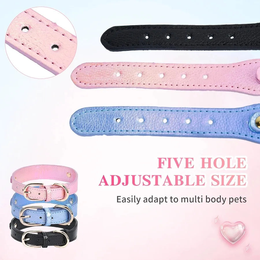 Cat Necklace & Harness Set - Pet Collar with Leash for Kittens & Puppies