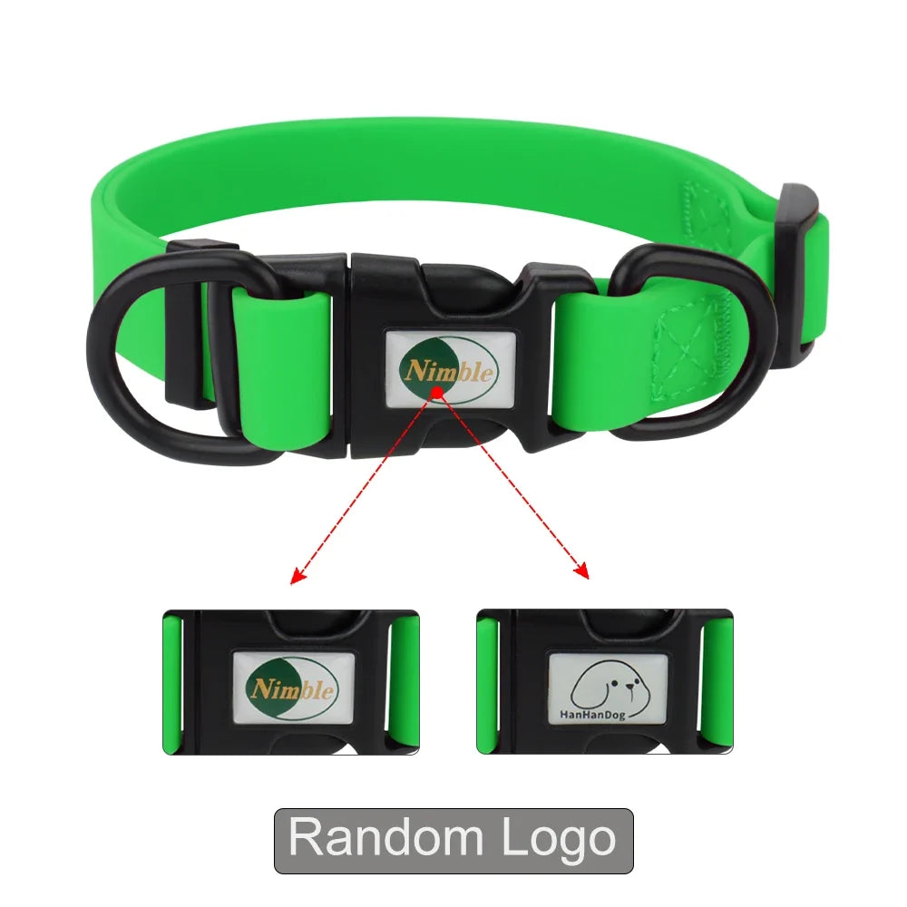 Waterproof Adjustable Pet Collar for Dogs & Cats