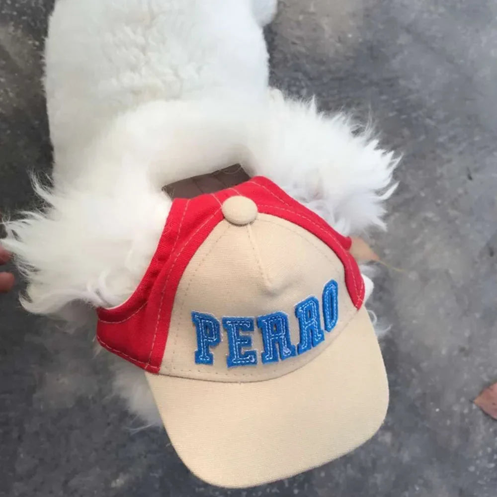 Dog Baseball Cap with Visor - Summer Sun Hat