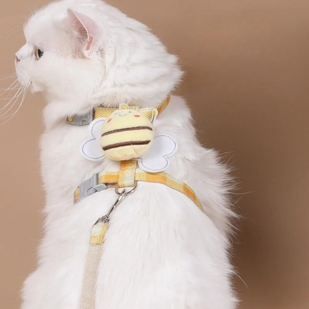 Escape-Proof Soft Mesh Cat Harness & Leash Set | Adjustable Padded Vest for Kittens, Small, Medium & Large Cats