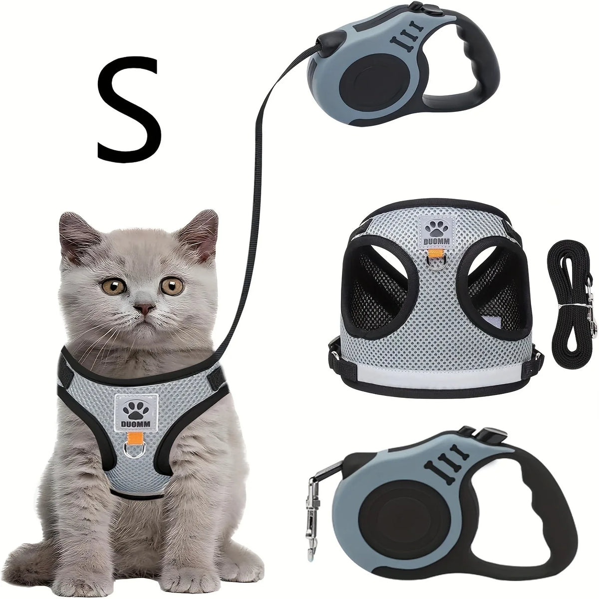 Cat Collar, Harness & Leash Set for Kittens