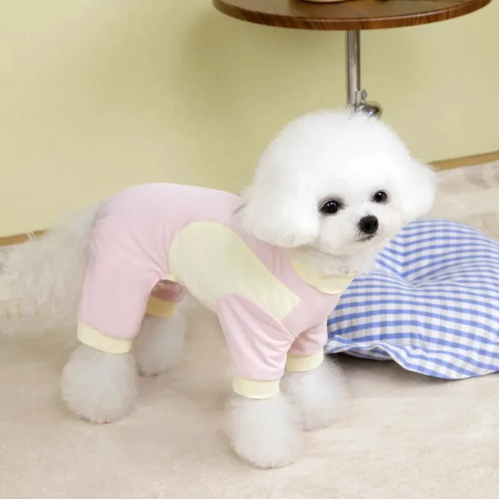 Ice Silk Cooling Jumpsuit for Small Dogs
